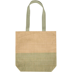 Rhythm straw paper tote bag 10L