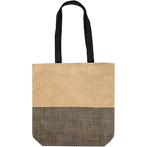 Rhythm straw paper tote bag 10L