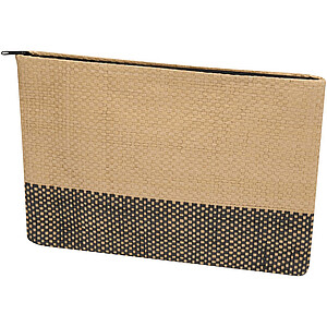 Rhythm straw paper zipped pouch 3L