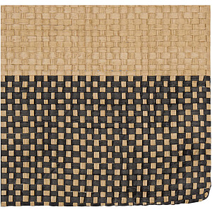 Rhythm straw paper zipped pouch 3L