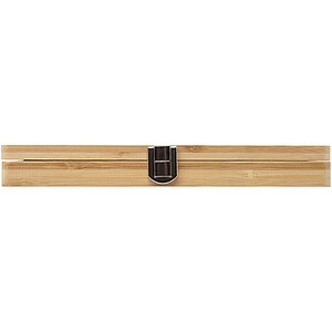 Rivet 19-piece bamboo/recycled plastic tool set