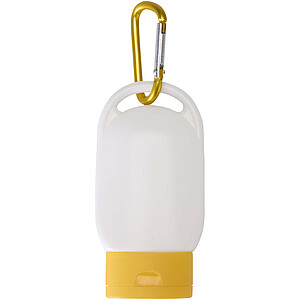 Rosie SPF 30 suncream with carabiner