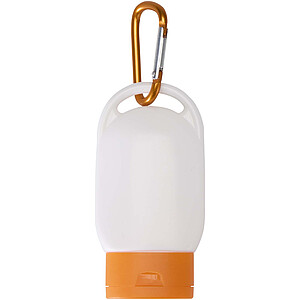 Rosie SPF 30 suncream with carabiner