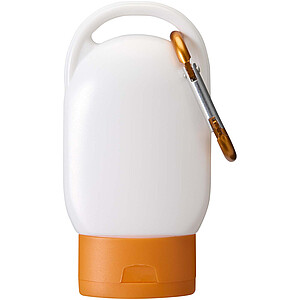 Rosie SPF 30 suncream with carabiner