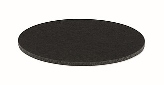 Round coaster in RPET felt