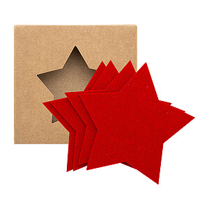 RPET Christmas coaster set