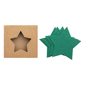 RPET Christmas coaster set