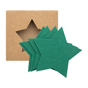 RPET Christmas coaster set