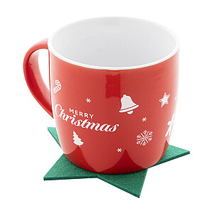 RPET Christmas coaster set