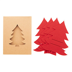 RPET Christmas cutlery holder set