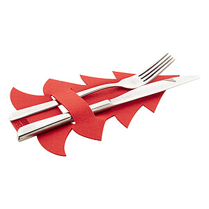 RPET Christmas cutlery holder set