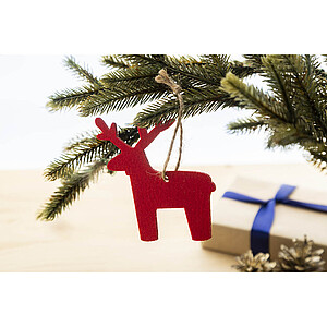RPET Christmas tree ornament, reindeer