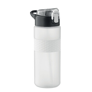 RPET drinking bottle 700ml, transparent white