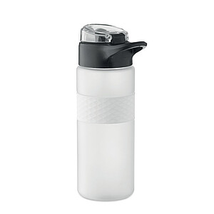RPET drinking bottle 700ml, transparent white