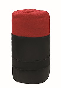 RPET fleece travel blanket