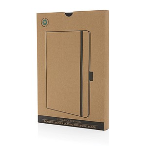 Sam A5 RCS certified bonded leather classic notebook