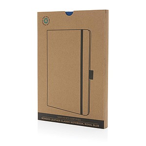 Sam A5 RCS certified bonded leather classic notebook