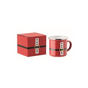 Santa enamel vintage mug 300ml