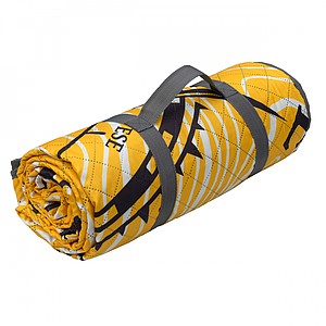 SCHWARZWOLF ALVERNIA foldable picnic blanket, yellow