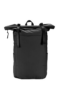 SCHWARZWOLF PEKTUSAN Practical rolltop backpack, black