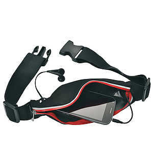 SCHWARZWOLF RAVIK Elastic waterproof belt, red