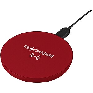 SCX.design W12 wireless charging station, mid red