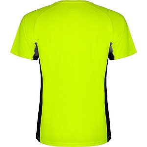Shanghai short sleeve kids sports t-shirt, fluor green, size 4