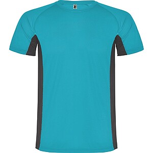 Shanghai short sleeve kids sports t-shirt, turquoise, size 4