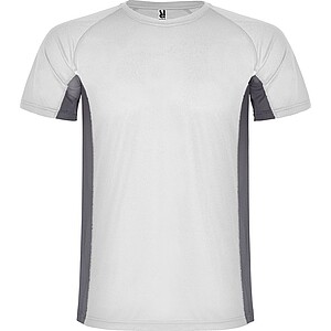 Shanghai short sleeve kids sports t-shirt, white, size 4