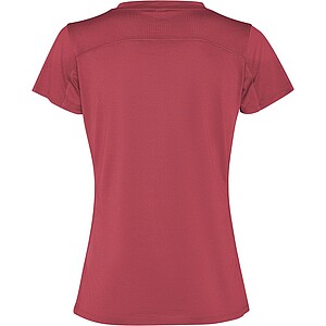 Slam short sleeve womens sports t-shirt, berry red, size M