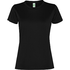 Slam short sleeve womens sports t-shirt, black, size M