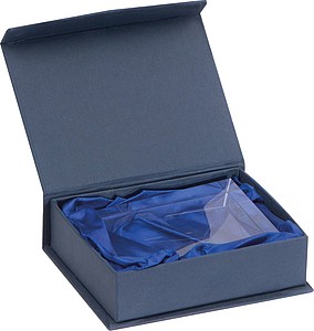 Small rectangular glass block, transparent