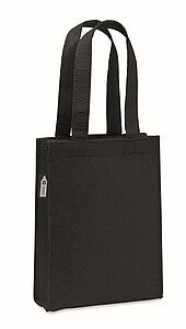 Small RPET felt gift bag, black