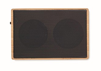 Solar bamboo wireless speaker