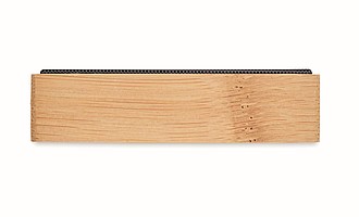 Solar bamboo wireless speaker