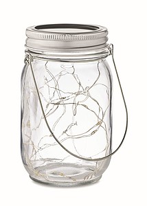 Solar mason jar outdoor lamp