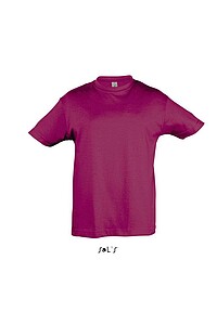 SOLS REGENT KIDS Round neck t-shirt, dark pink, 8 years