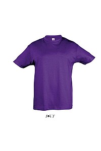 SOLS REGENT KIDS Round neck t-shirt, dark purple, 12 years