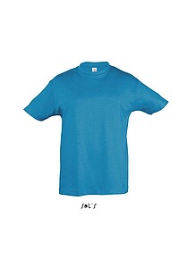 SOLS REGENT KIDS Round neck t-shirt, dark turquoise, 4 years