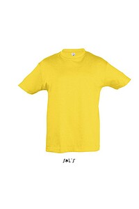 SOLS REGENT KIDS Round neck t-shirt, dark yellow, 10 years