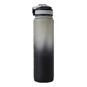 Sports water bottle, black, grey
