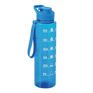 Sports water bottle, blue