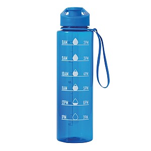 Sports water bottle, blue