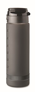 Sports water bottle RPET 1L, black
