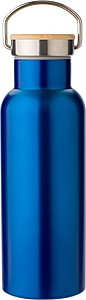 Stainless steel double-walled drinking bottle
