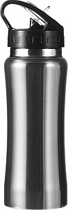 Stainless steel drinking bottleSilver