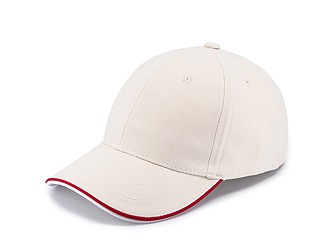 STAN six panel cap, beige