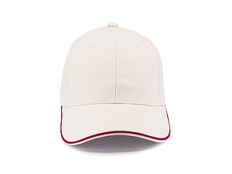 STAN six panel cap, beige