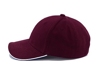 STAN six panel cap, wine