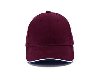 STAN six panel cap, wine